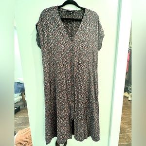 MADEWELL Easy MIDI floral dress size L